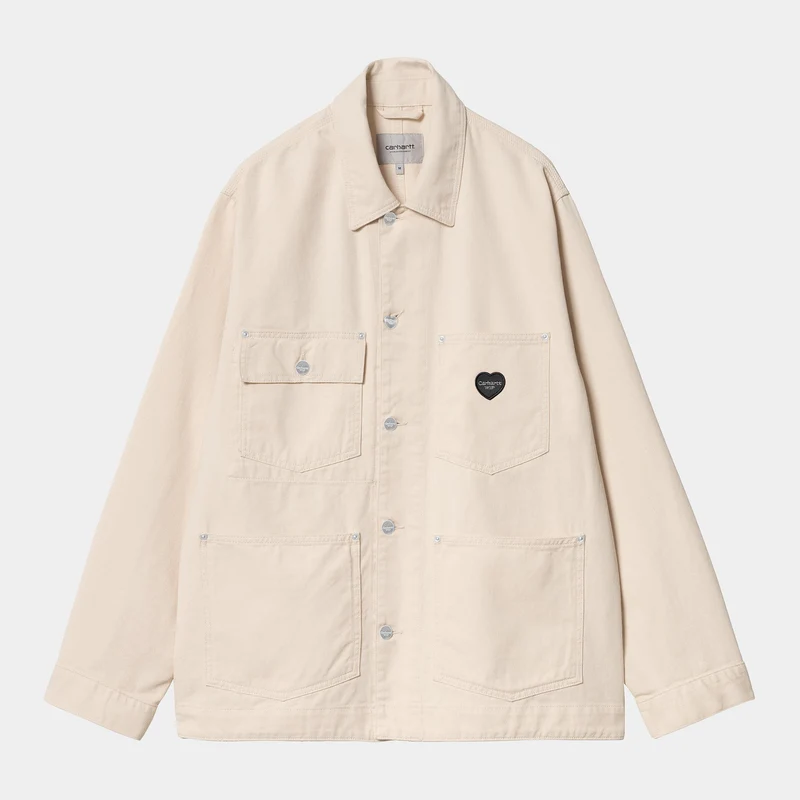 Carhartt WIP Heren Drewe Chore Coat-jas - Natuurlijk gespoeld