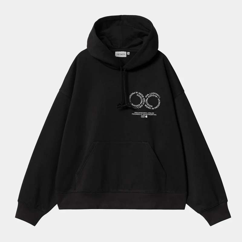 Carhartt WIP Heren Rotatie Hoodie - Zwart