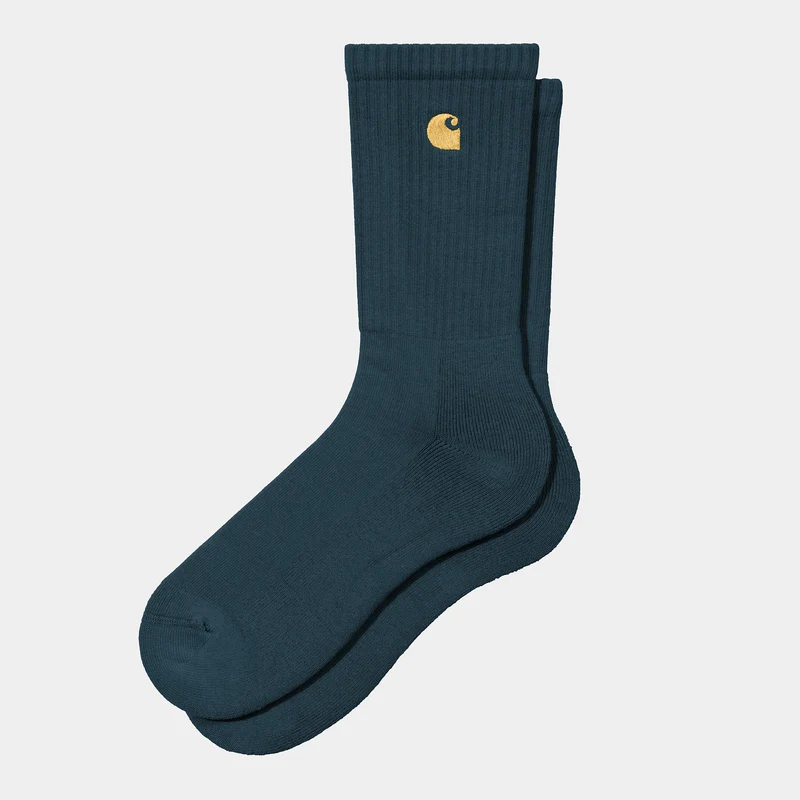 Carhartt WIP Heren Chase Sokken | Deep Lagoon